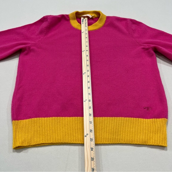 Tory Burch Cashmere Crewneck Sweater Size L - Picture 8 of 13